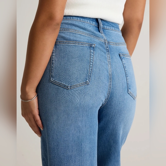 Quince Bella Stretch Relaxed Straight Jeans - Picture 2 of 12